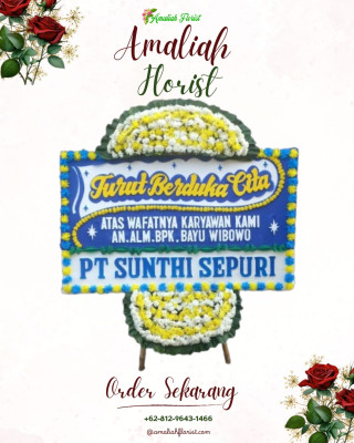 Papan Bunga Duka di Kampung Empat